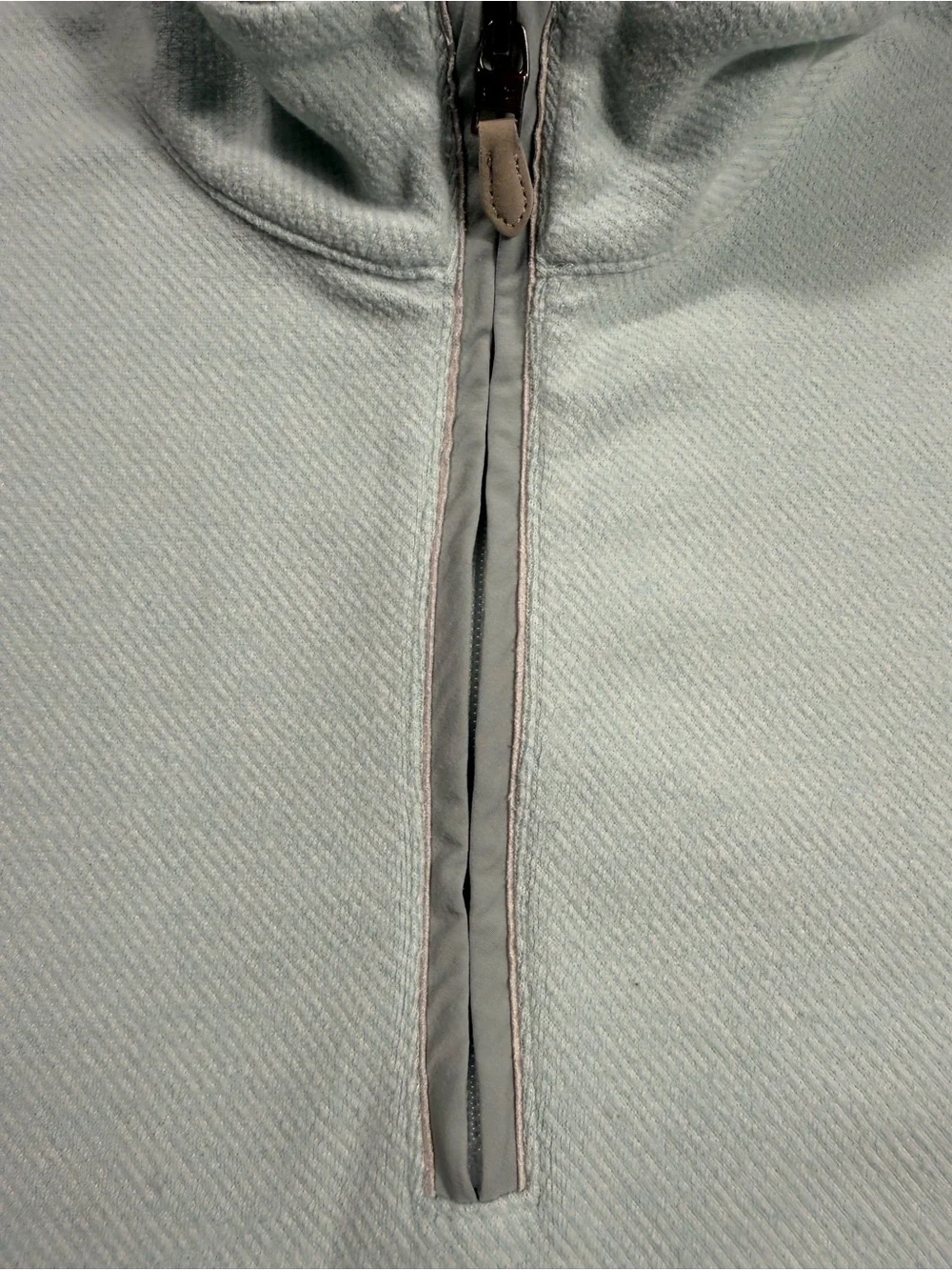 Vineyard Vines Large Pale Blue Performance Quarter-Zip Pullover Golf Workwear